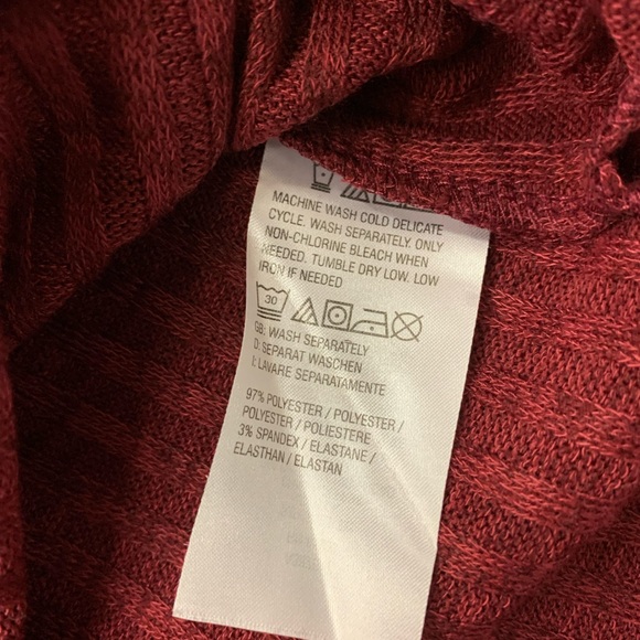 IsaacMizrahiLive plus size, long sleeve, v neck, button down cardigan - Picture 8 of 8